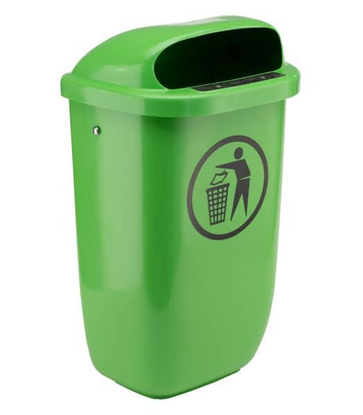 Waste Bin 50 L In Green