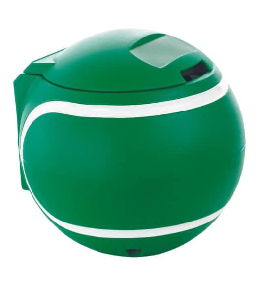 Designer Waste Bin Tennisball - green